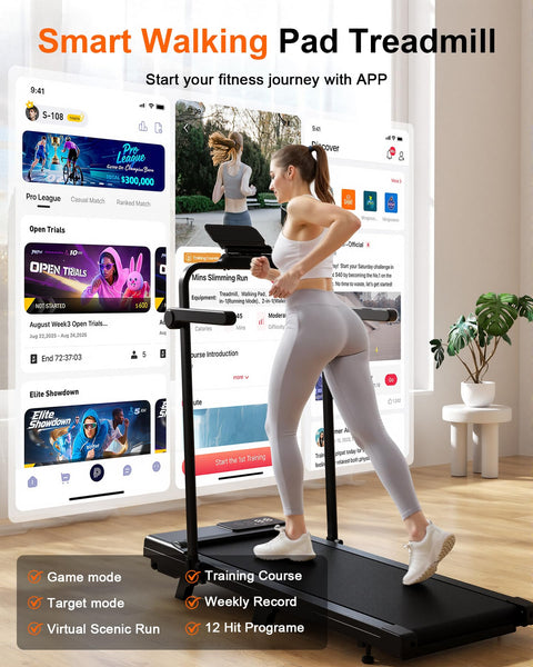 Superun CT06 2 in 1 Folding Treadmill