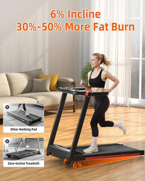 Superun AS02 Treadmills with 6% Incline