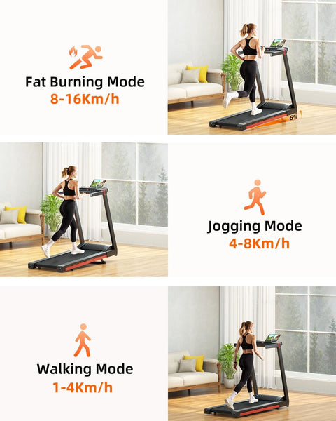 Superun AS02 Treadmills with 6% Incline