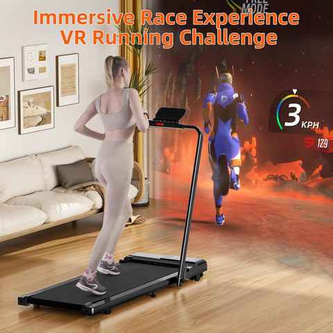 Superun CT05 2 in 1 Folding Treadmill