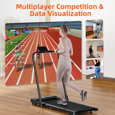 Superun CT05 2 in 1 Folding Treadmill